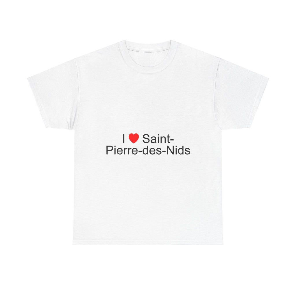 T-Shirt Ich liebe Saint-Pierre-des-Nids