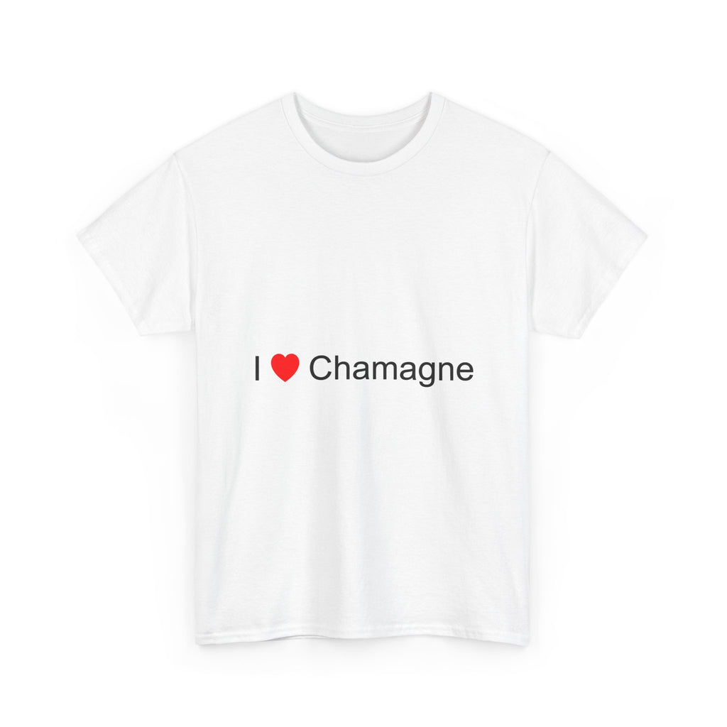 T-Shirt Ich liebe Champagner