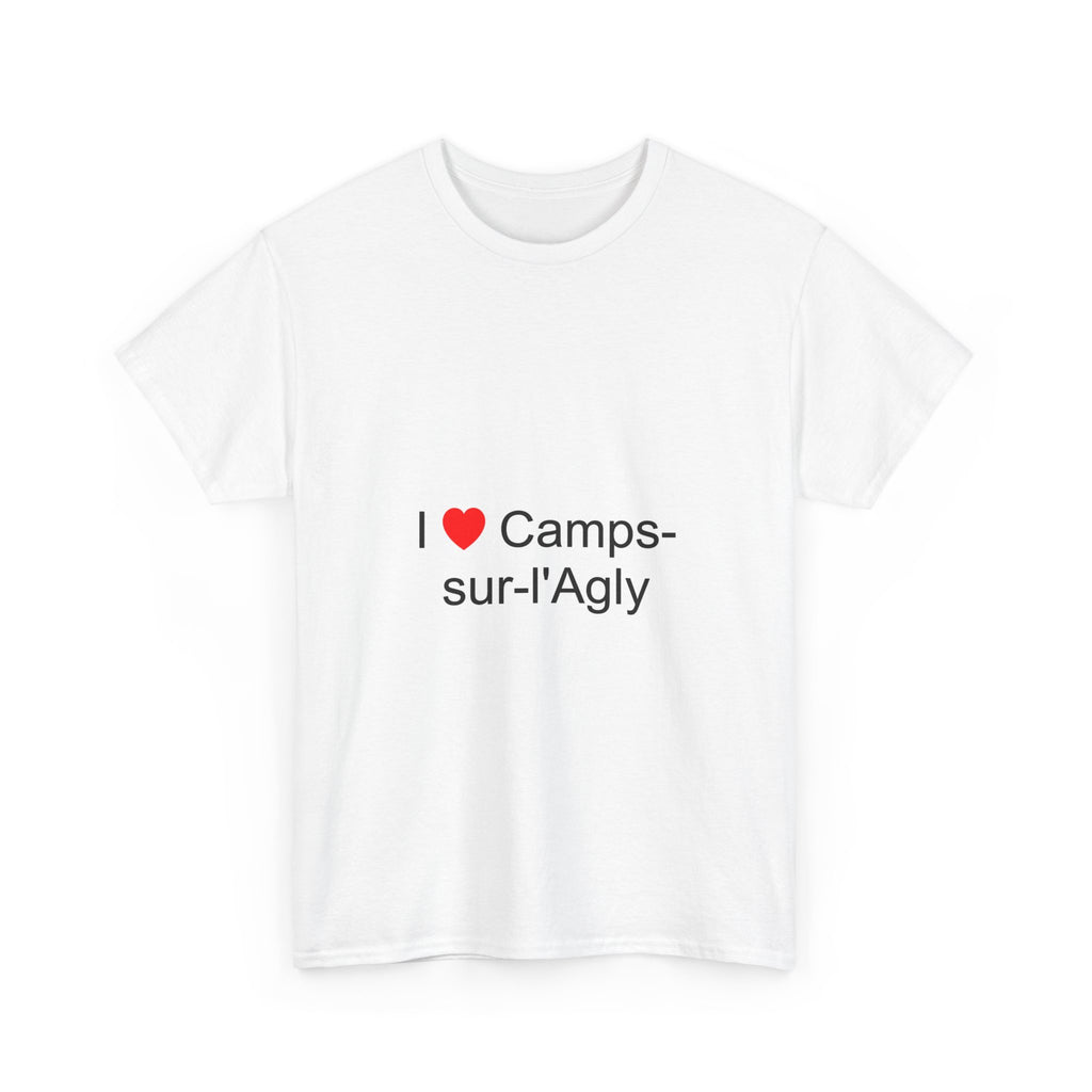 T-Shirt Ich liebe Camps-sur-l'Agly