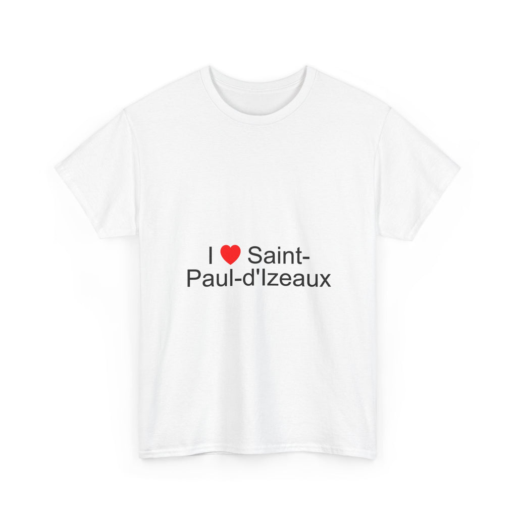 T-Shirt Ich liebe Saint-Paul-d'Izeaux