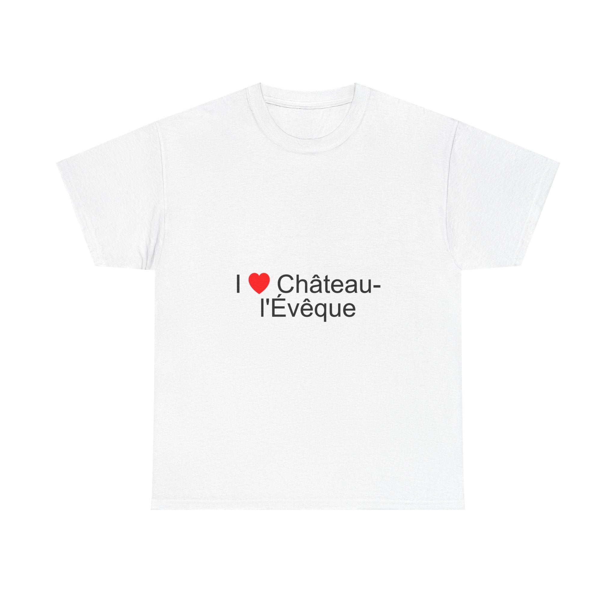 T-shirt I love Château-l'Évêque