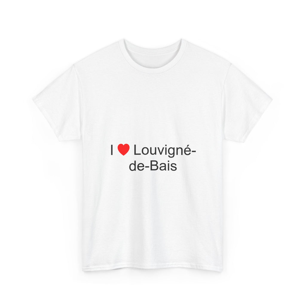 T-shirt I love louvigné-de-bais