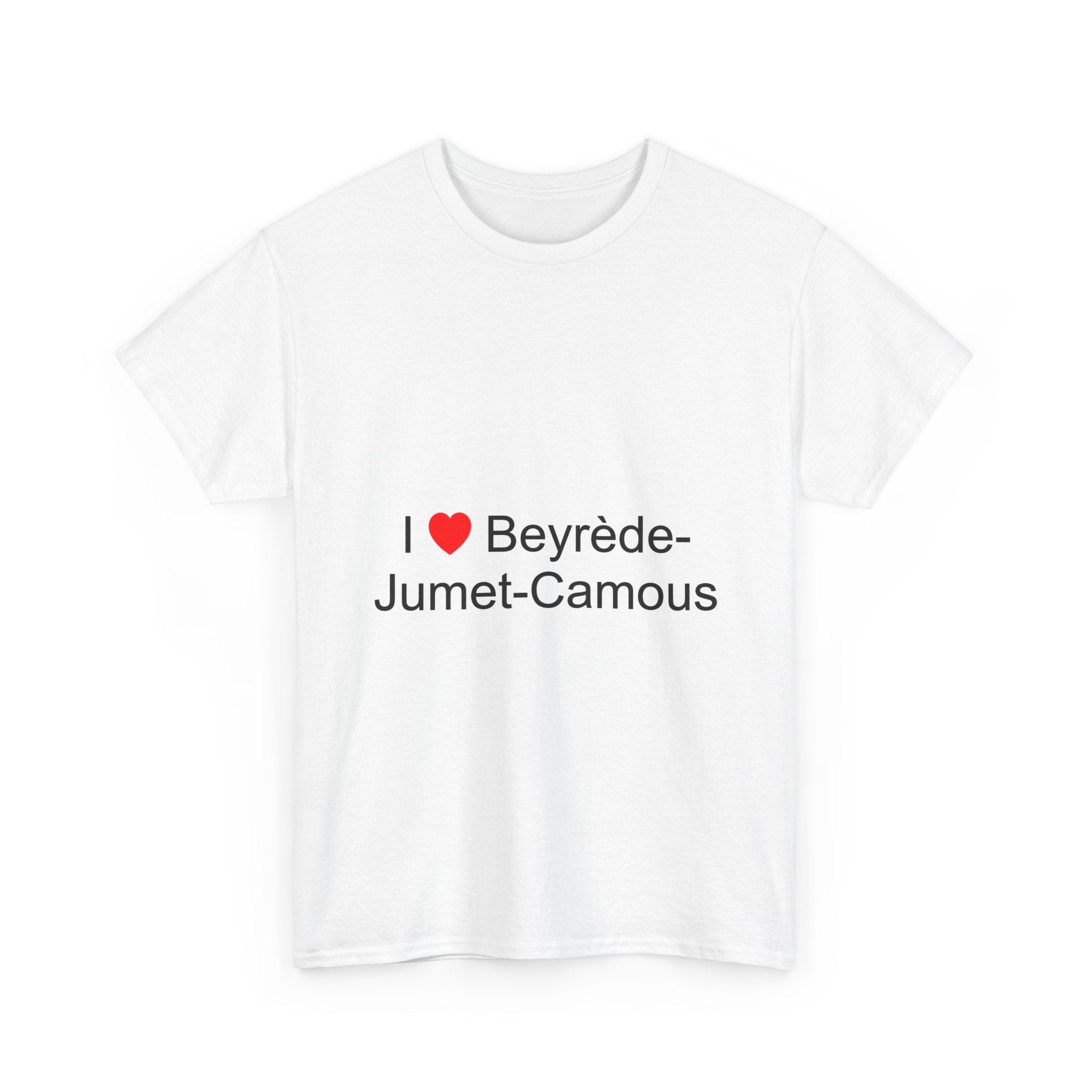 T-shirt I love beyrède-jumet-camous