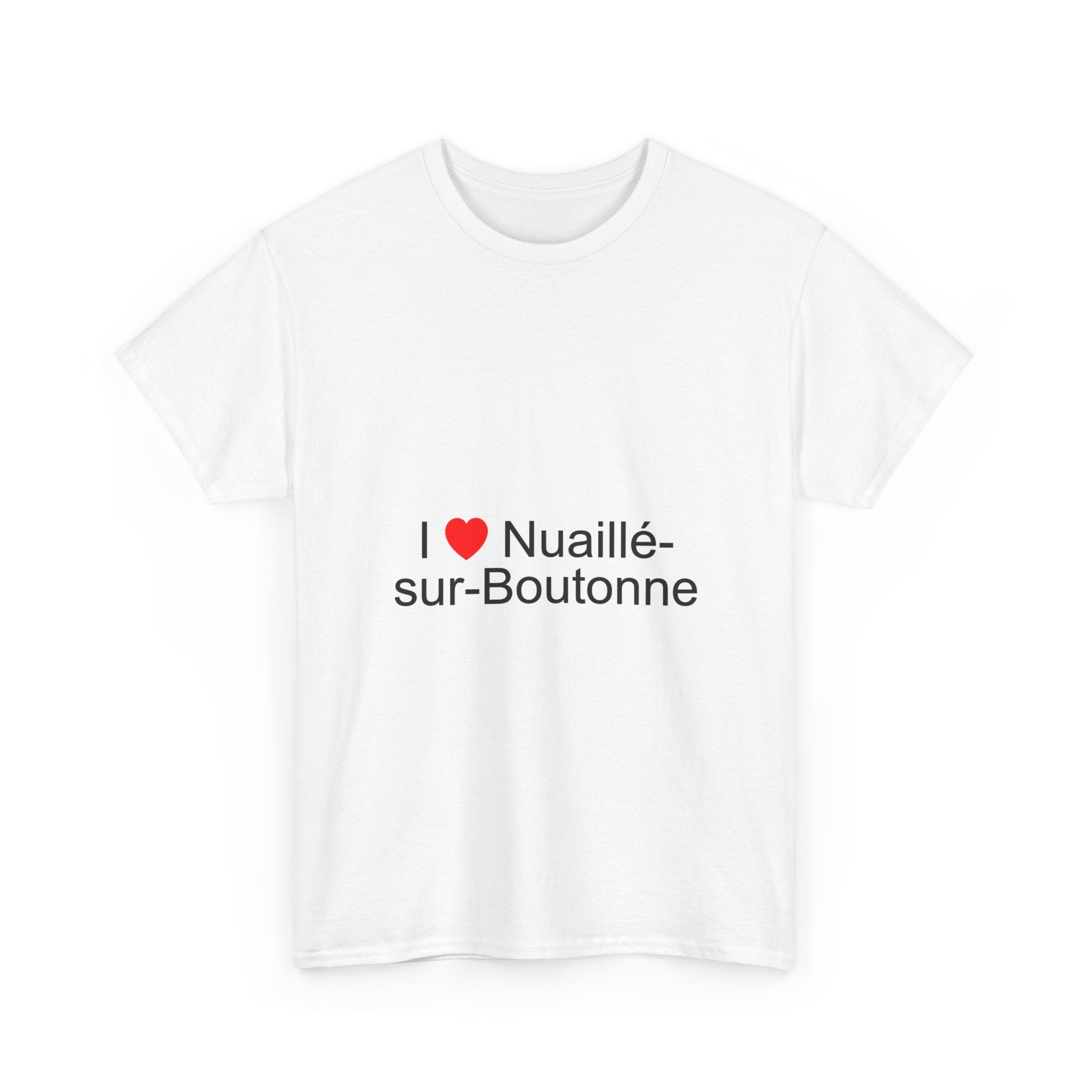 I love t-shirt, shaded-on-button