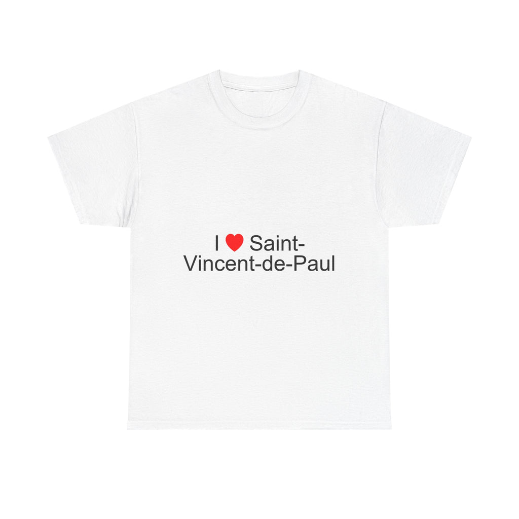 T-Shirt Ich liebe saint-vincent-de-paul