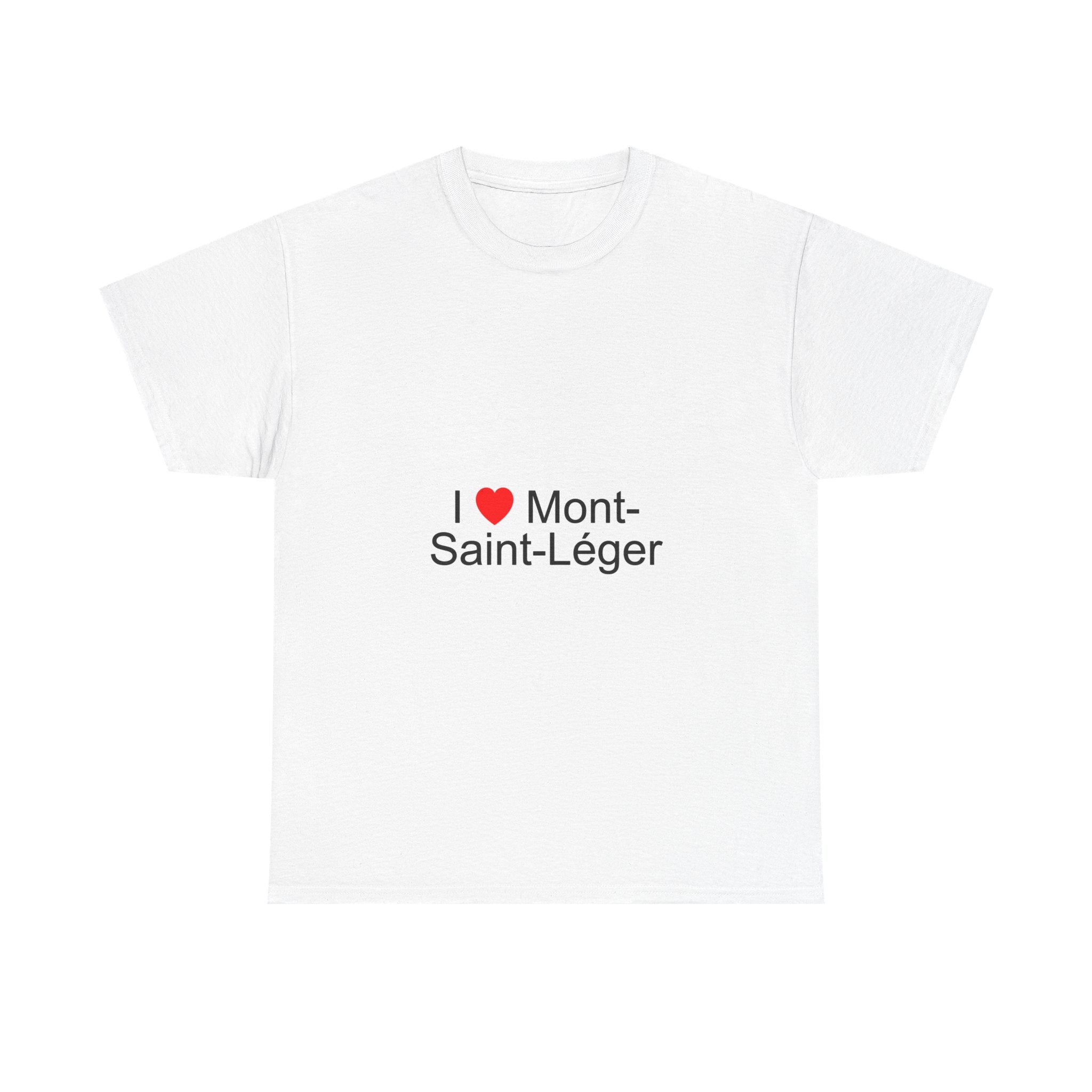 T-shirt I love mont-saint-léger
