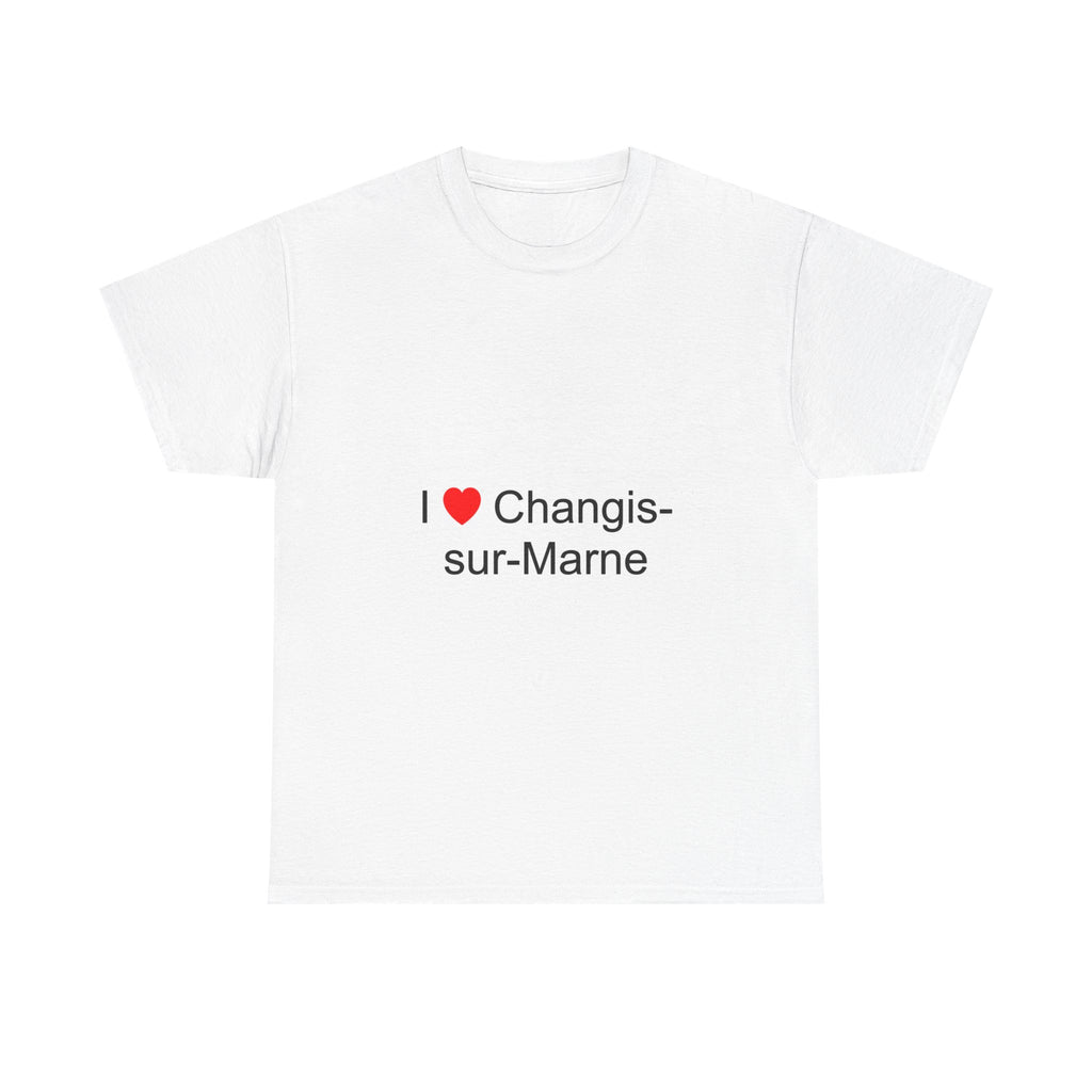 T-Shirt Ich liebe Changis-sur-Marne