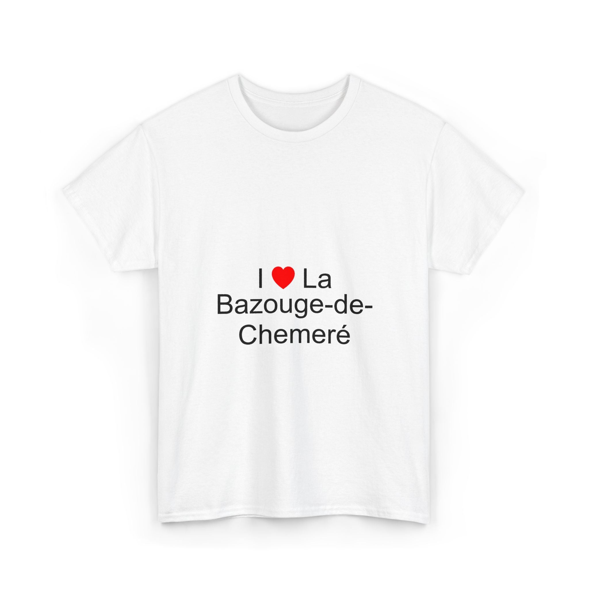 T-shirt I love la bazouge-de-chemeré