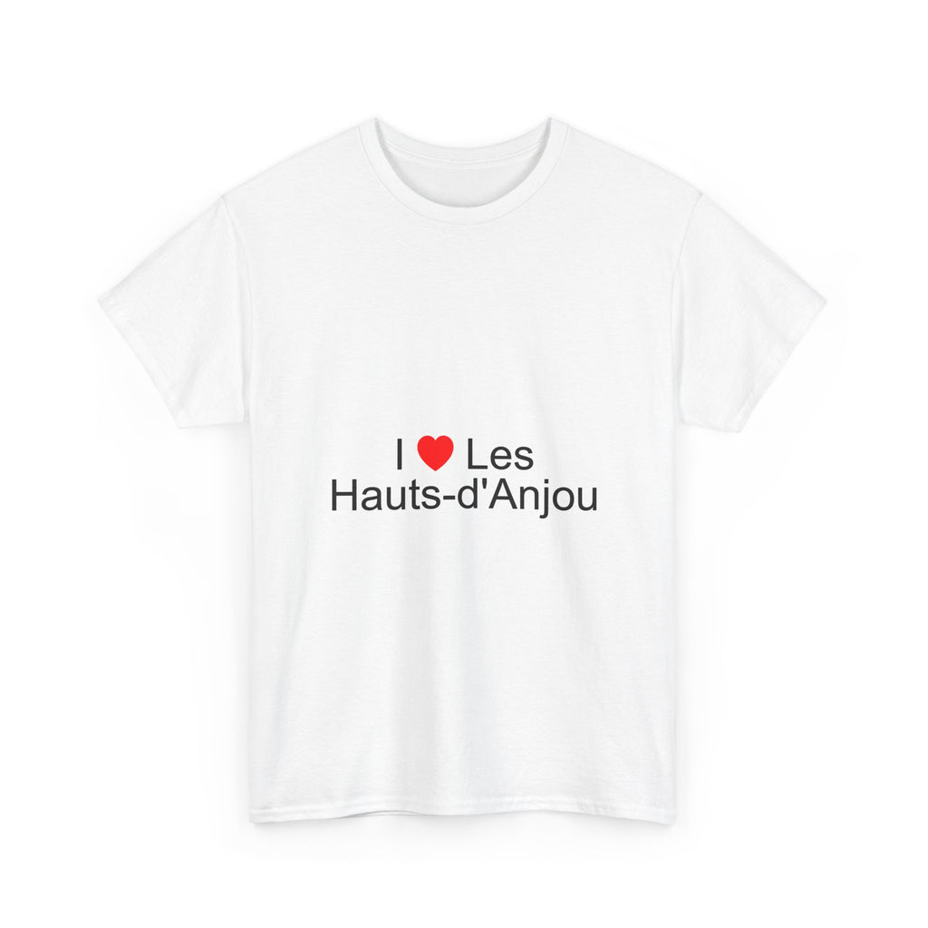 T-shirt I love les hauts-d'anjou