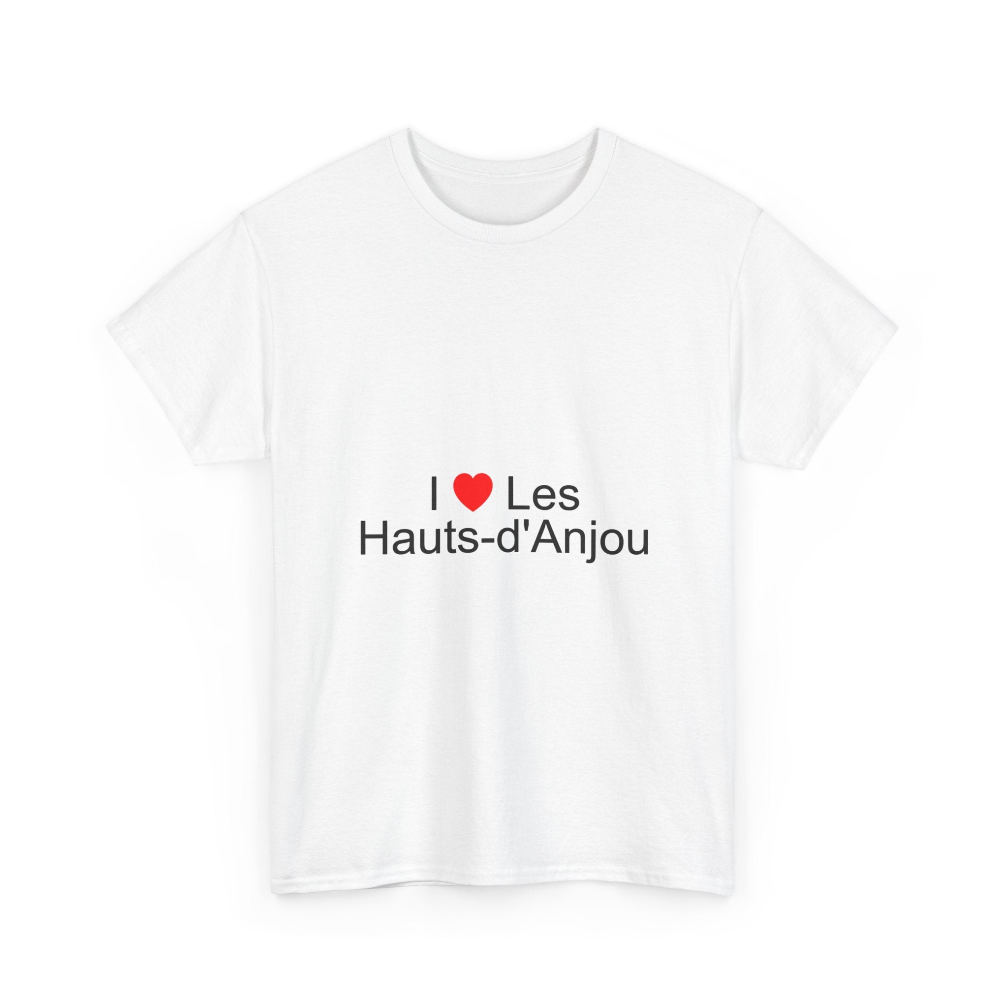 T-shirt I love les hauts-d'anjou