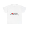 T-shirt I love vigneul-sous-montmédy