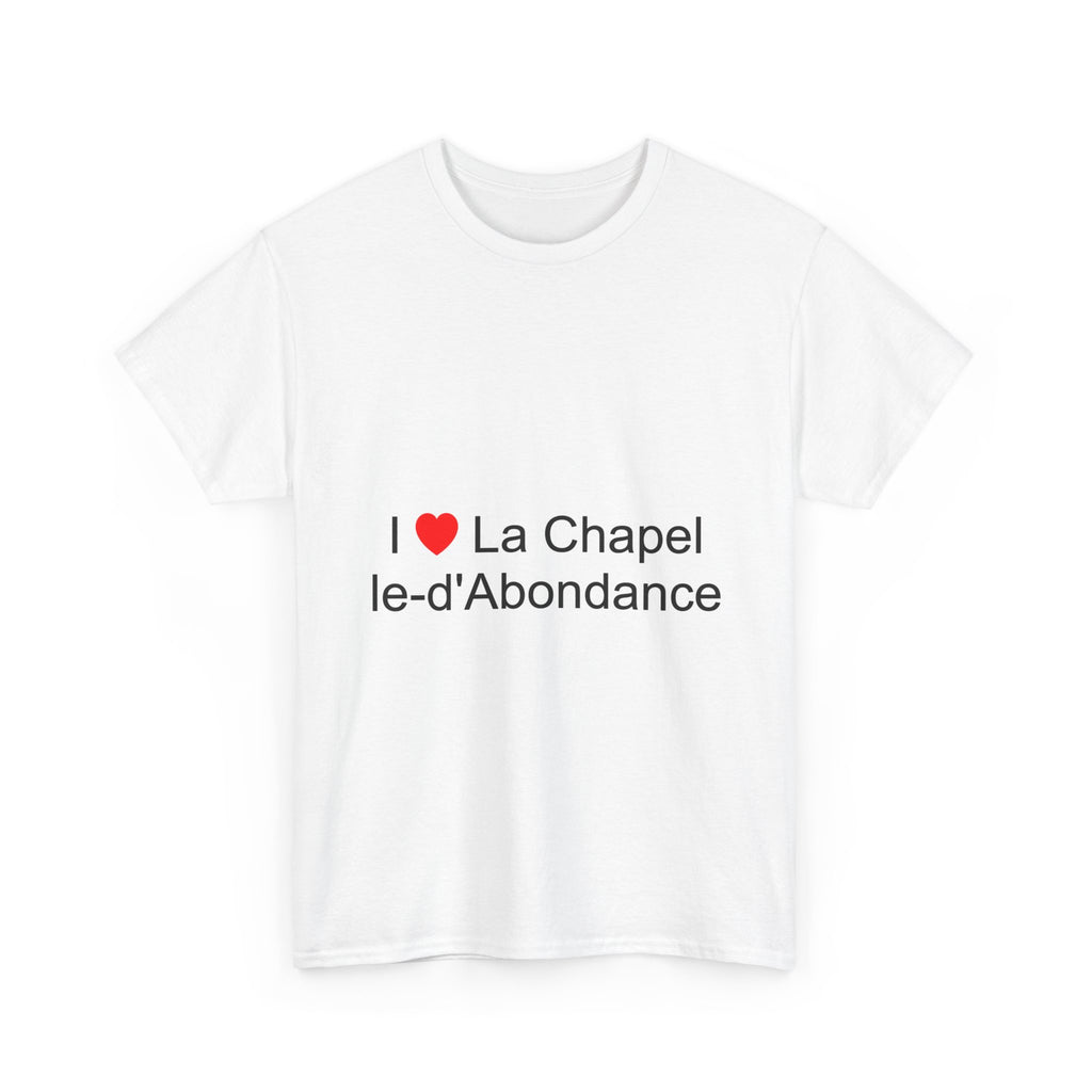 T-shirt I love la chapelle-d'abondance