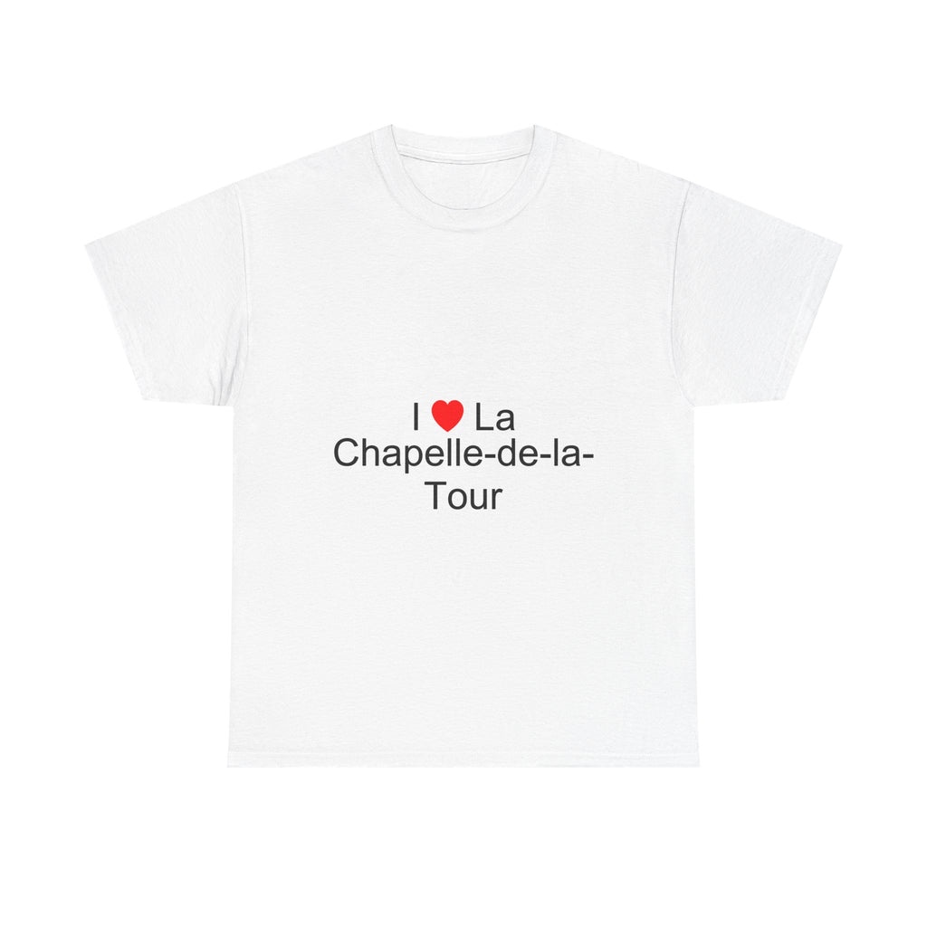 T-shirt I love la chapelle-de-la-tour