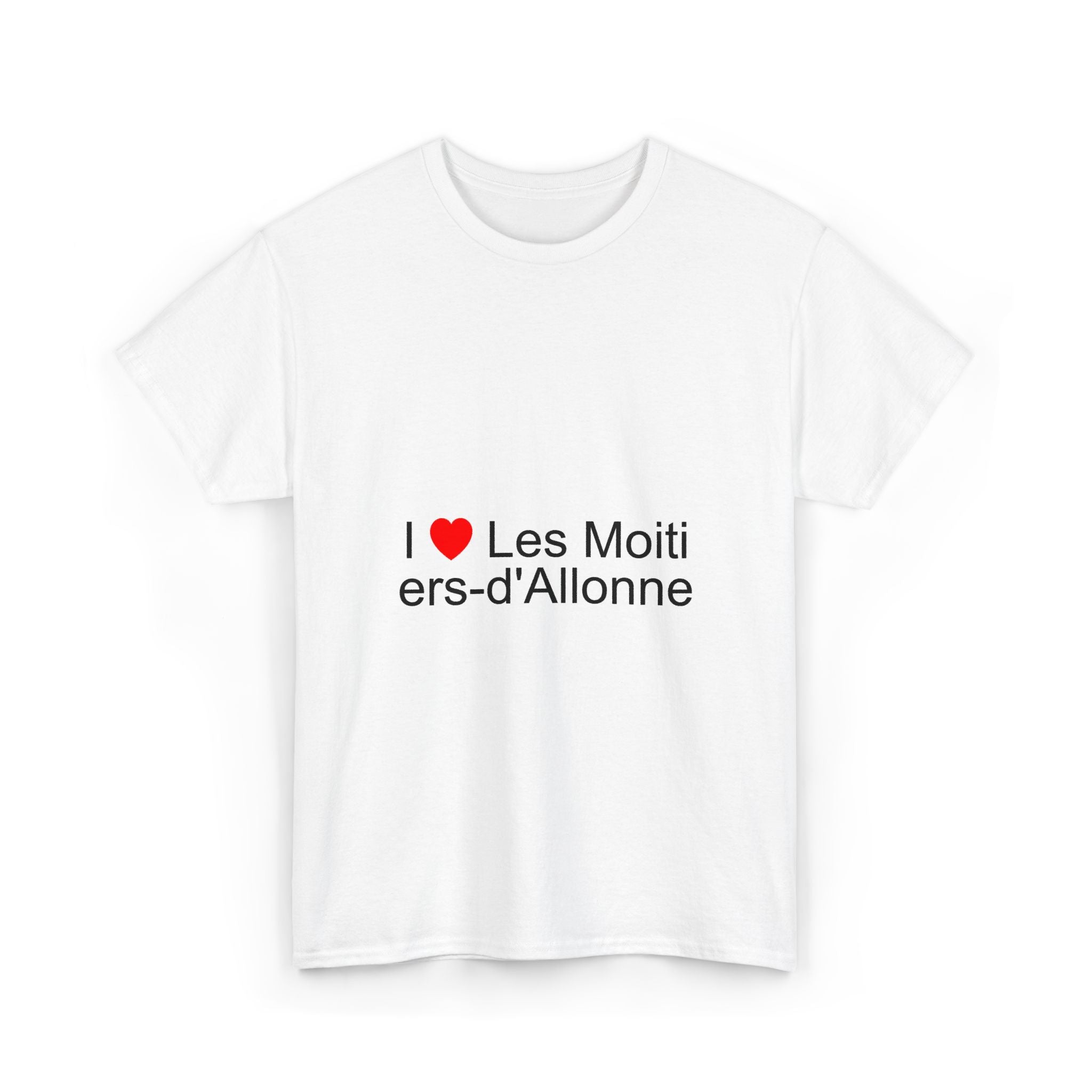 T-shirt I love les moitiers-d'allonne