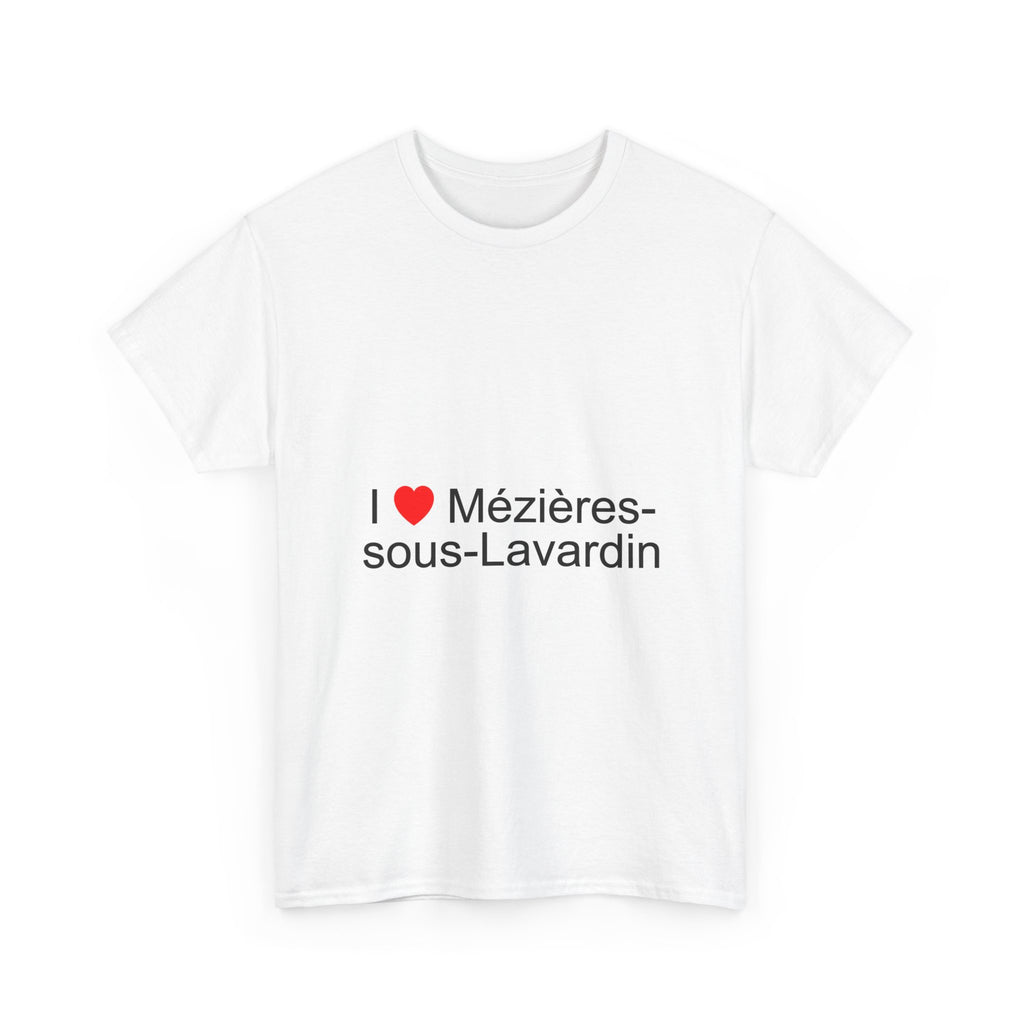 T-shirt I love mézières-sous-lavardin