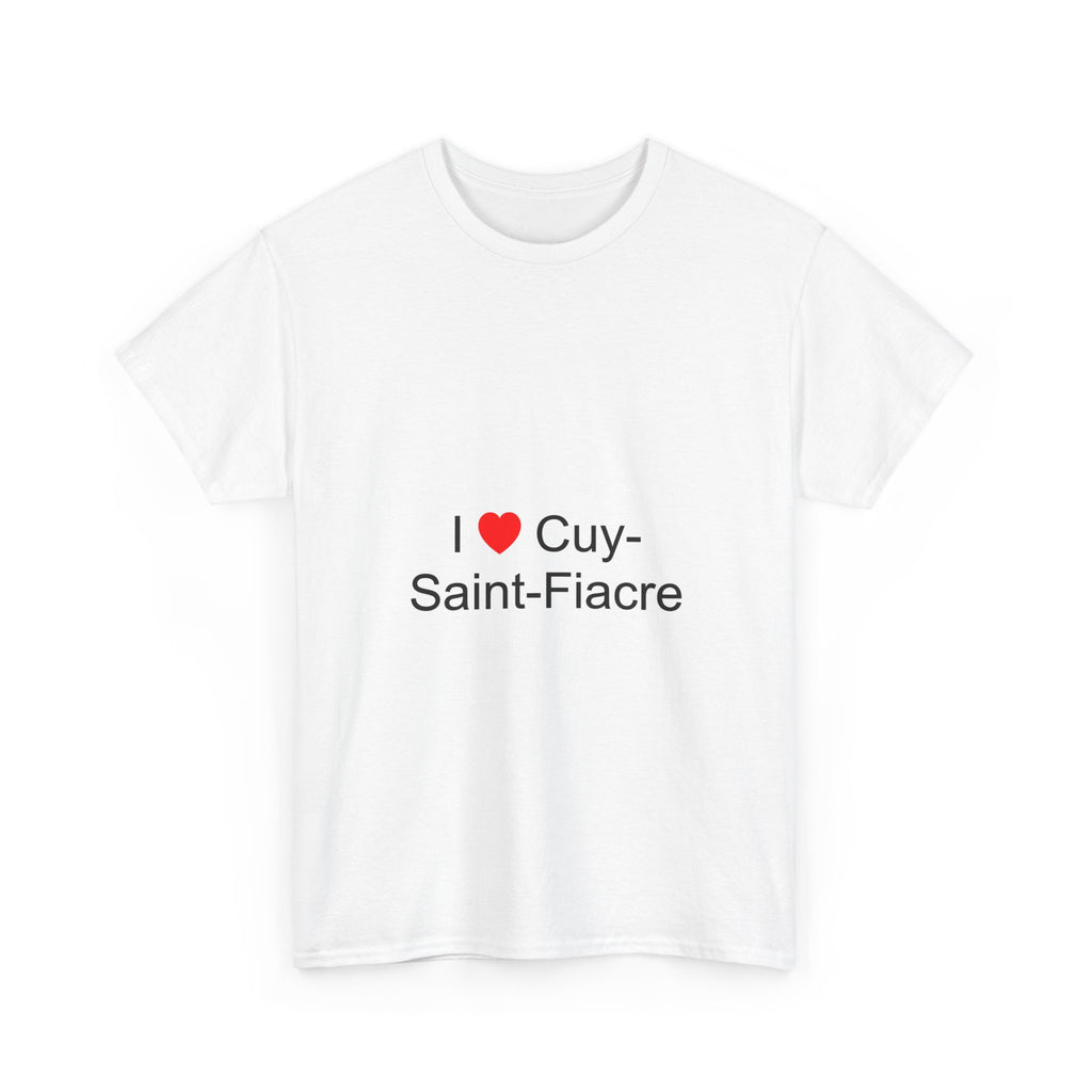 T-shirt I love cuy-saint-fiacre