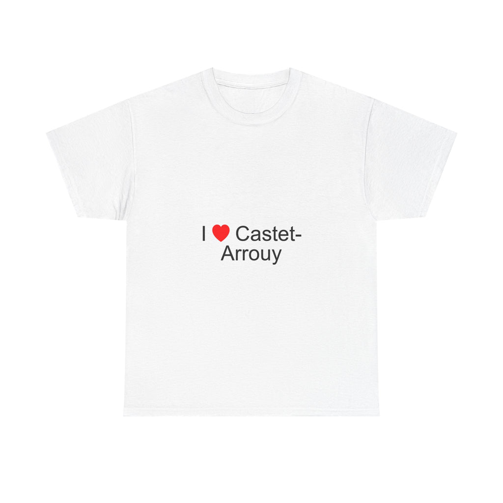 T-shirt I love castet-arrouy