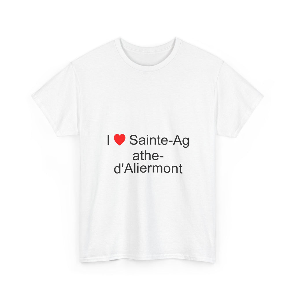 T-shirt I love sainte-agathe-d'aliermont