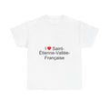 T-shirt I love saint-étienne-vallée-française