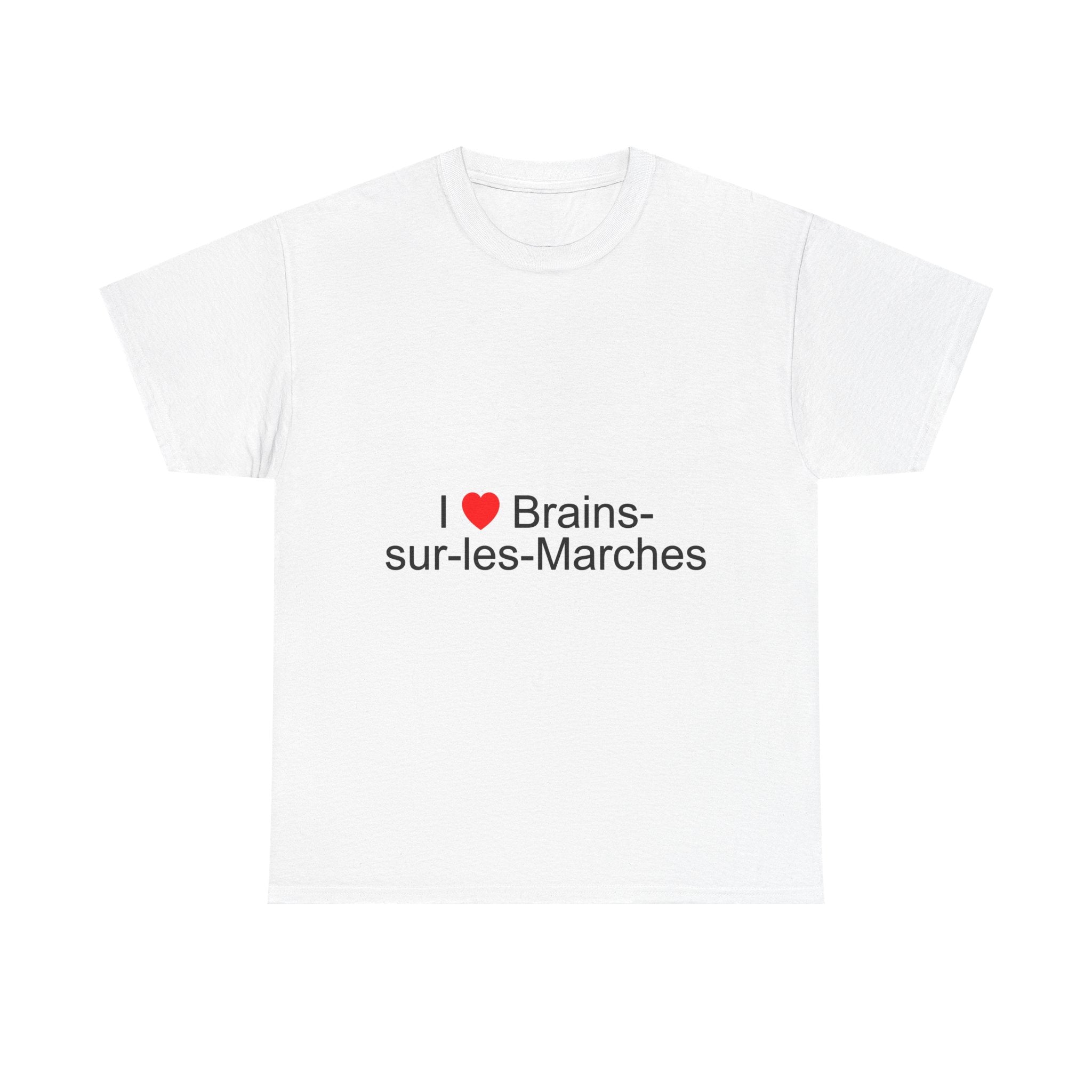 T-shirt I love brains-sur-les-marches