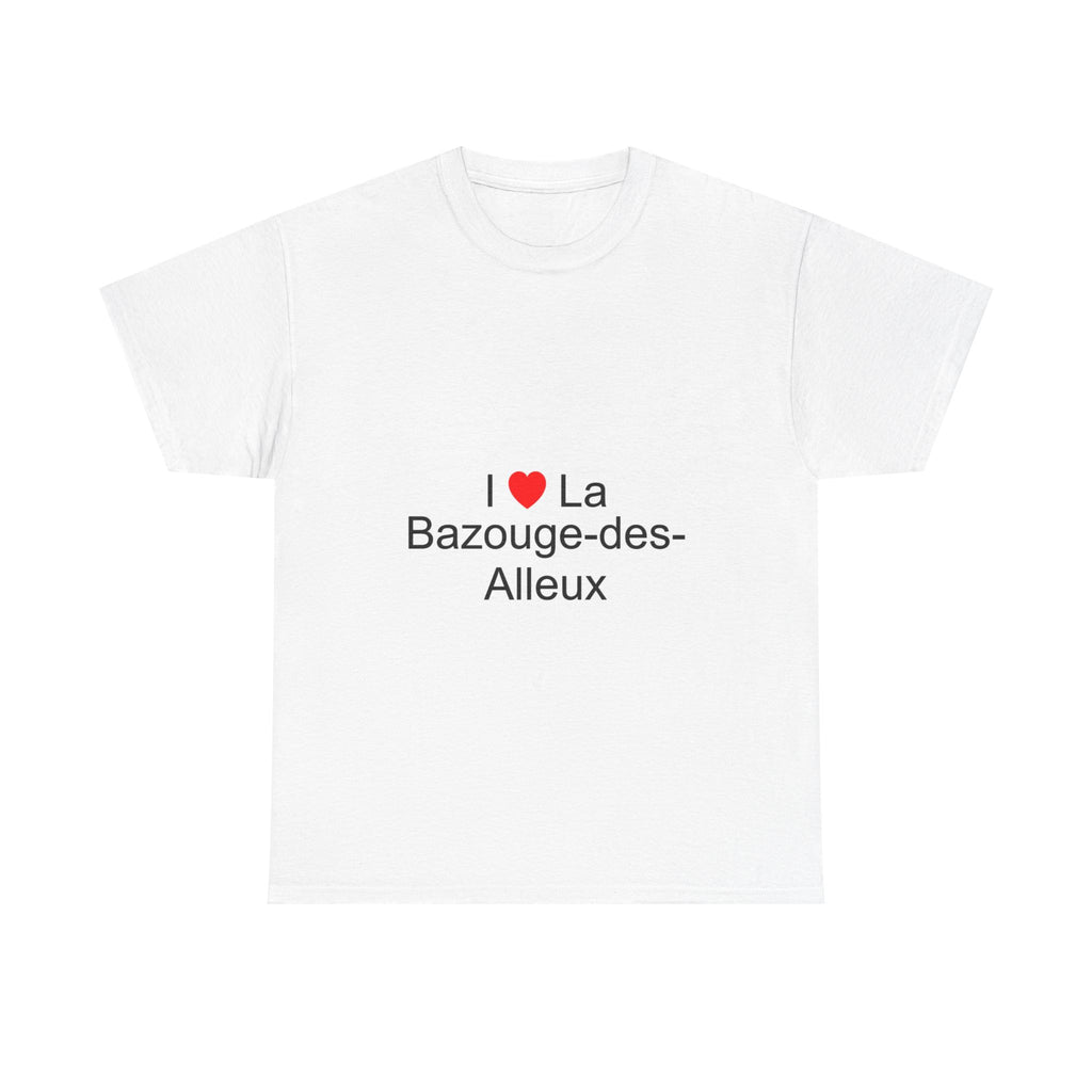 T-shirt I love la bazouge-des-alleux