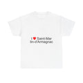 T-shirt I love saint-martin-d'armagnac