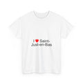 T-Shirt Ich liebe Saint-Just-en-Bas
