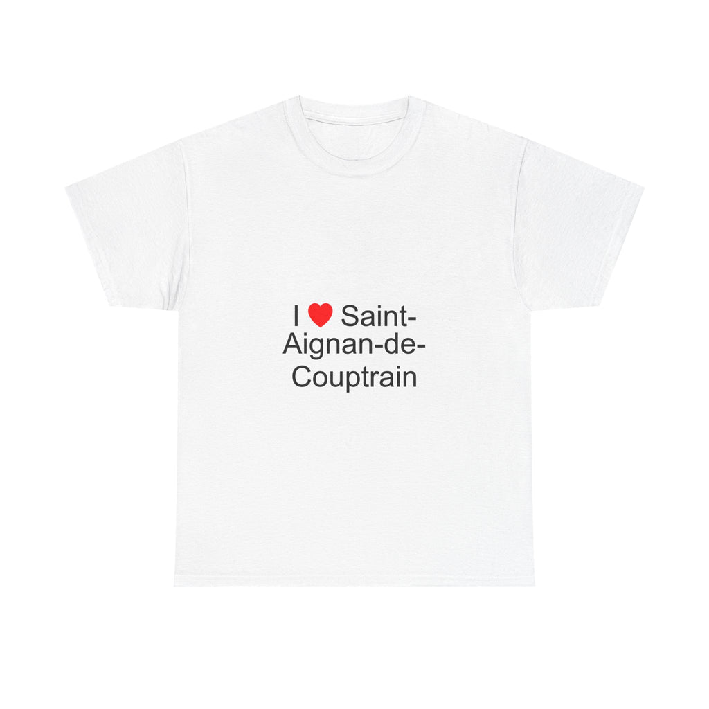 T-shirt I love saint-aignan-de-couptrain