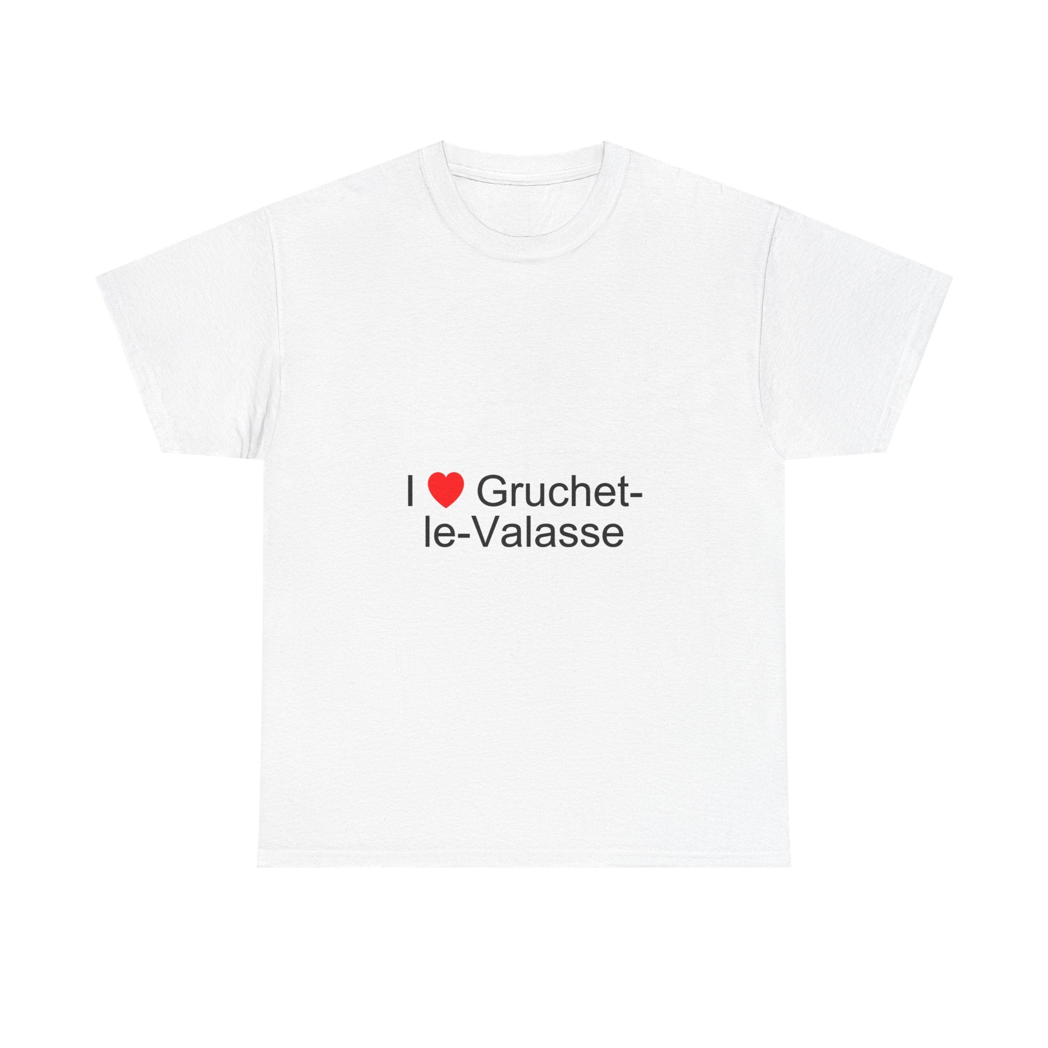T-shirt I love gruchet-le-valasse