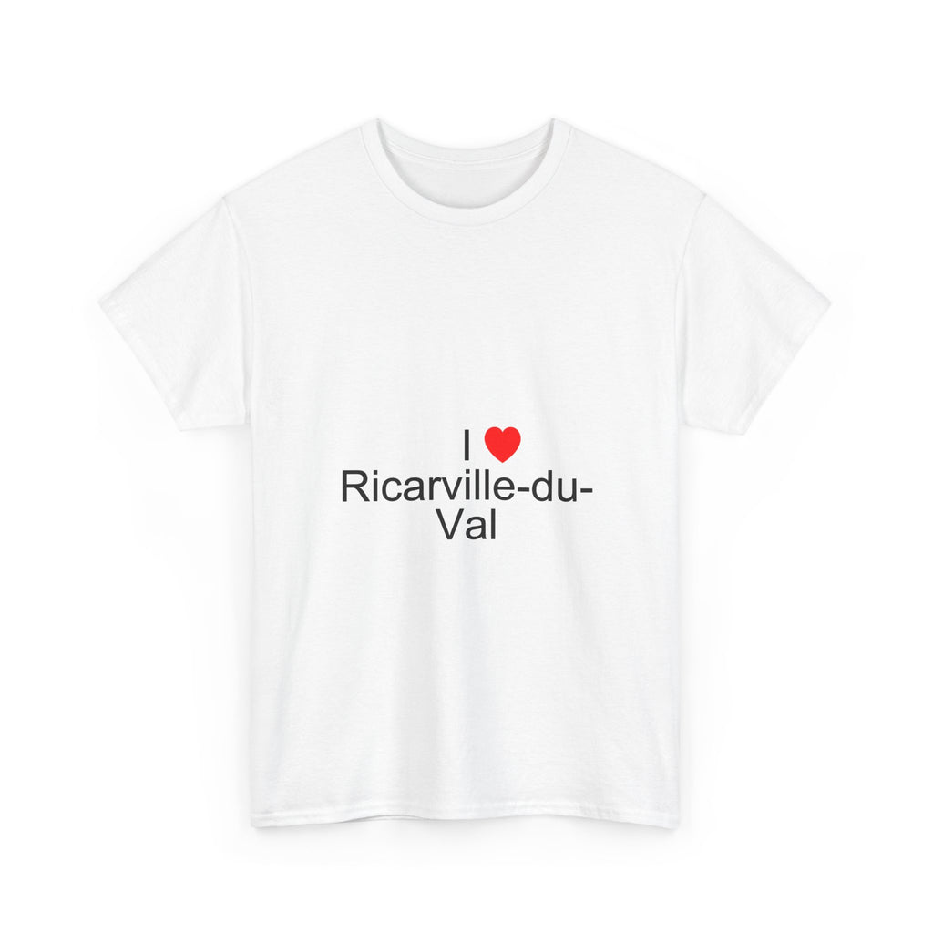 T-shirt I love ricarville-du-val