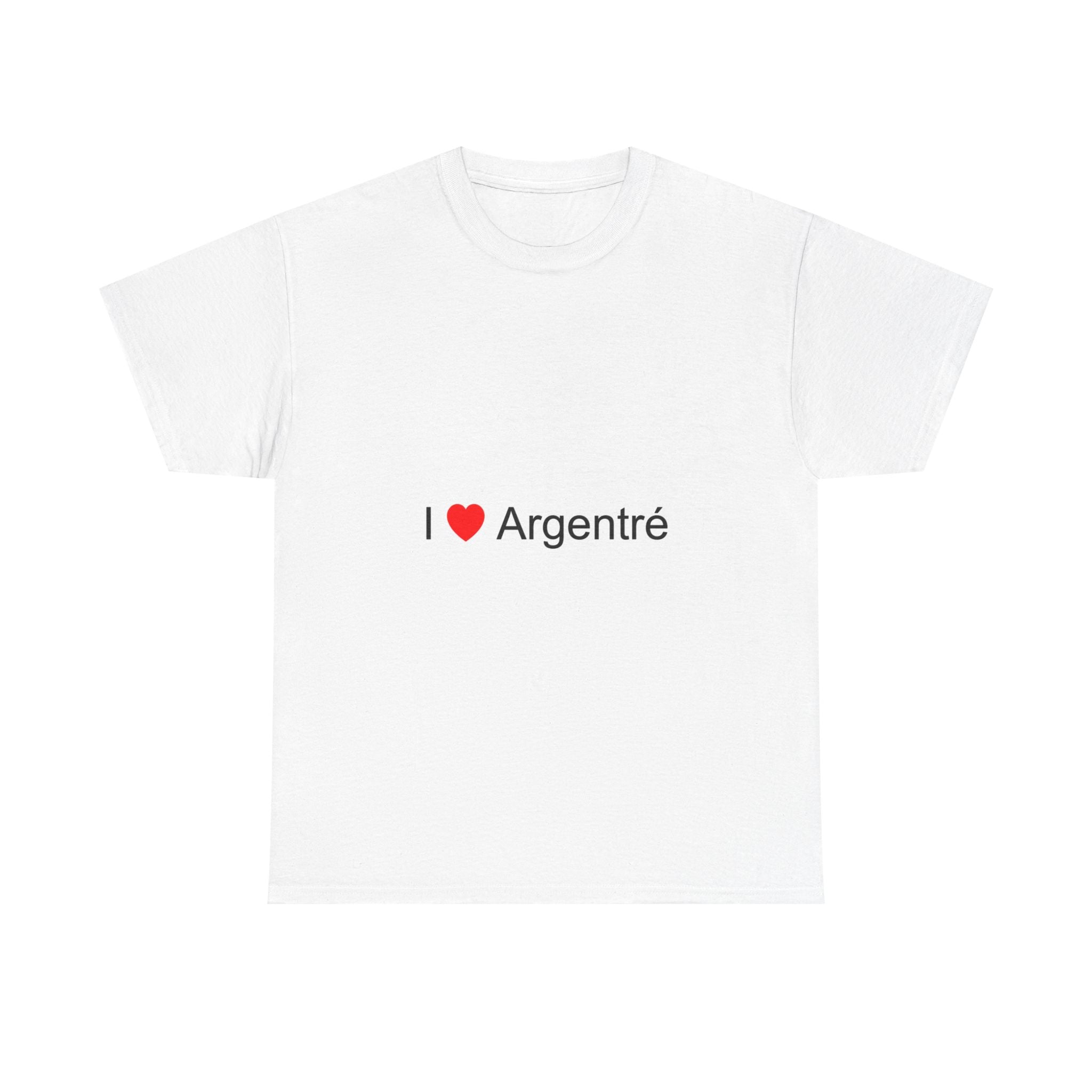 T-shirt I love argentré
