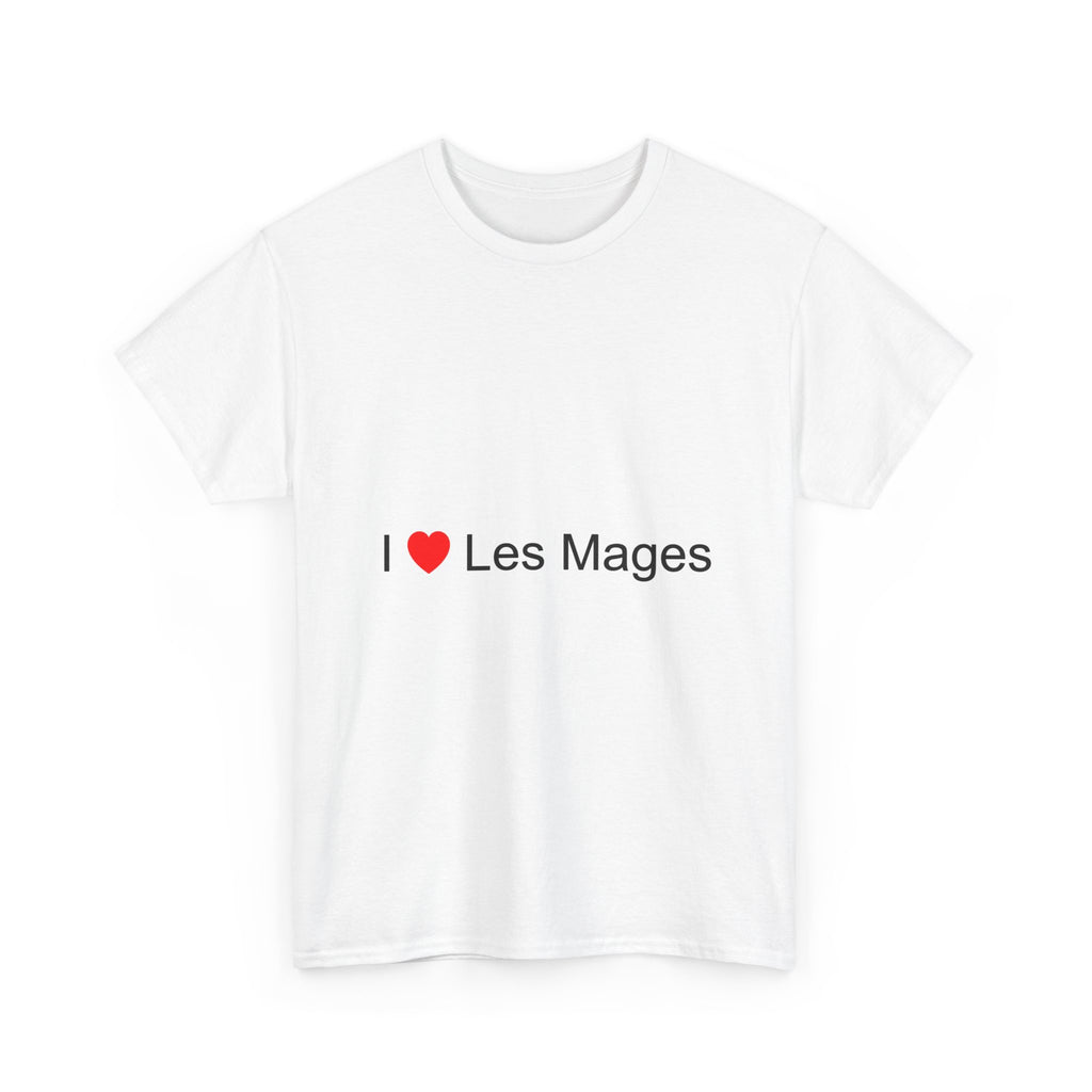 T-shirt I love les mages