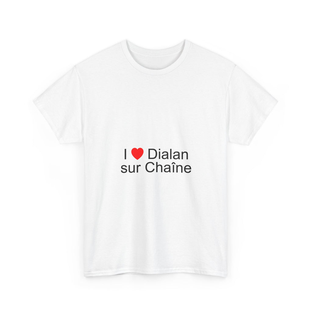 T-Shirt „Ich liebe Dialan“ als Kette