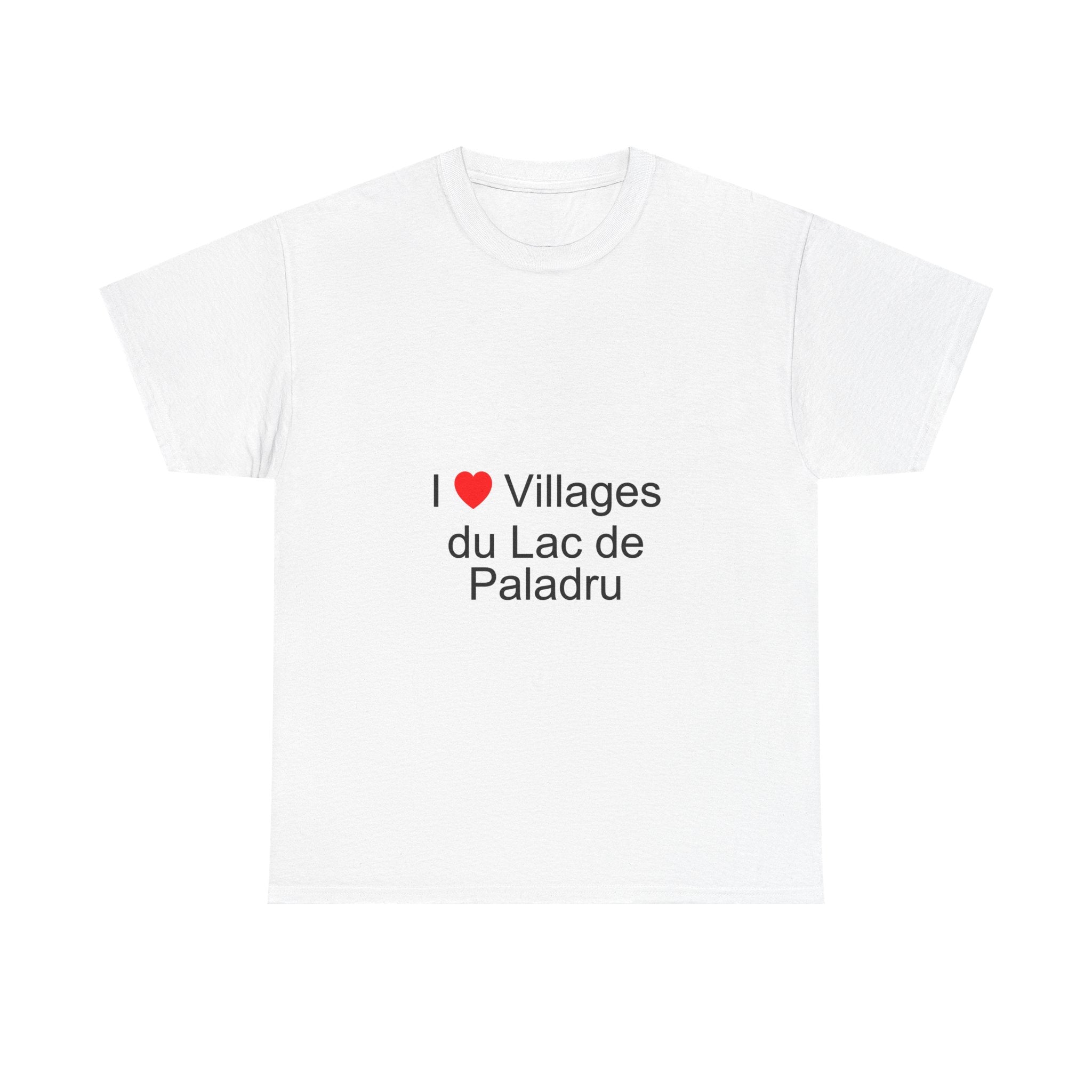 T-shirt I love villages du lac de paladru
