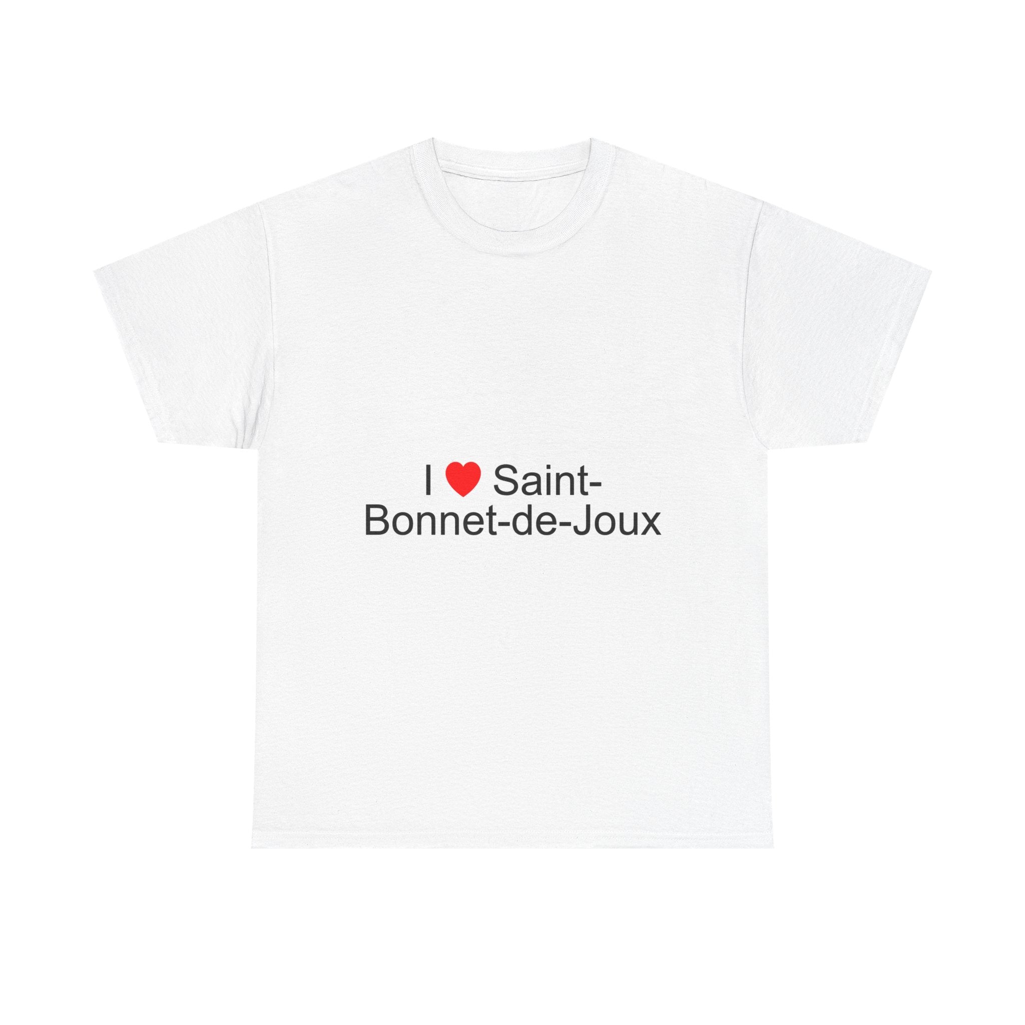 T-shirt I love saint-bonnet-de-joux