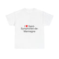 T-shirt I love saint-symphorien-de-marmagne