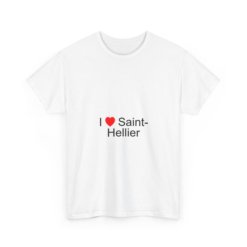 T-shirt I love saint-hellier