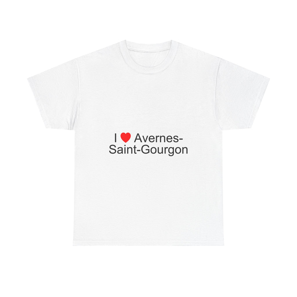T-shirt I love avernes-saint-gourgon