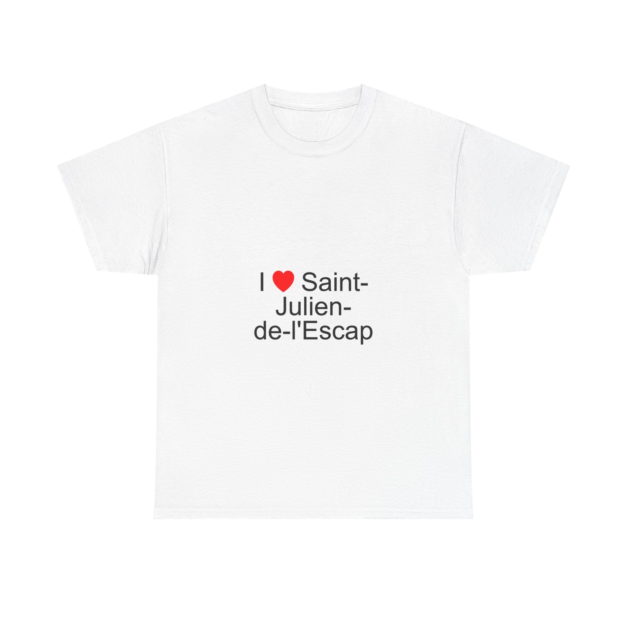 T-Shirt Ich liebe Saint-Julien-de-l'Escap