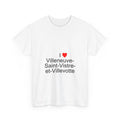 T-Shirt Ich liebe Villeneuve-Saint-Vistre-et-Villevotte