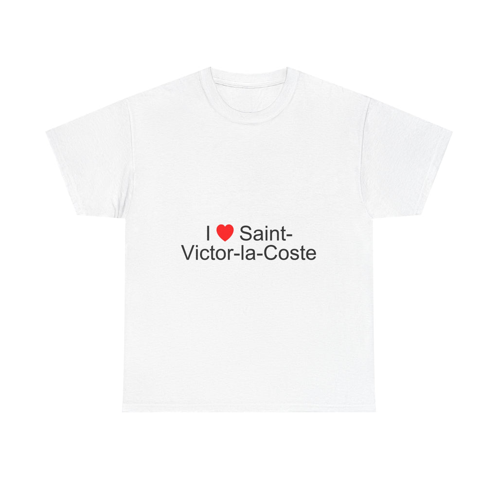T-shirt I love saint-victor-la-coste
