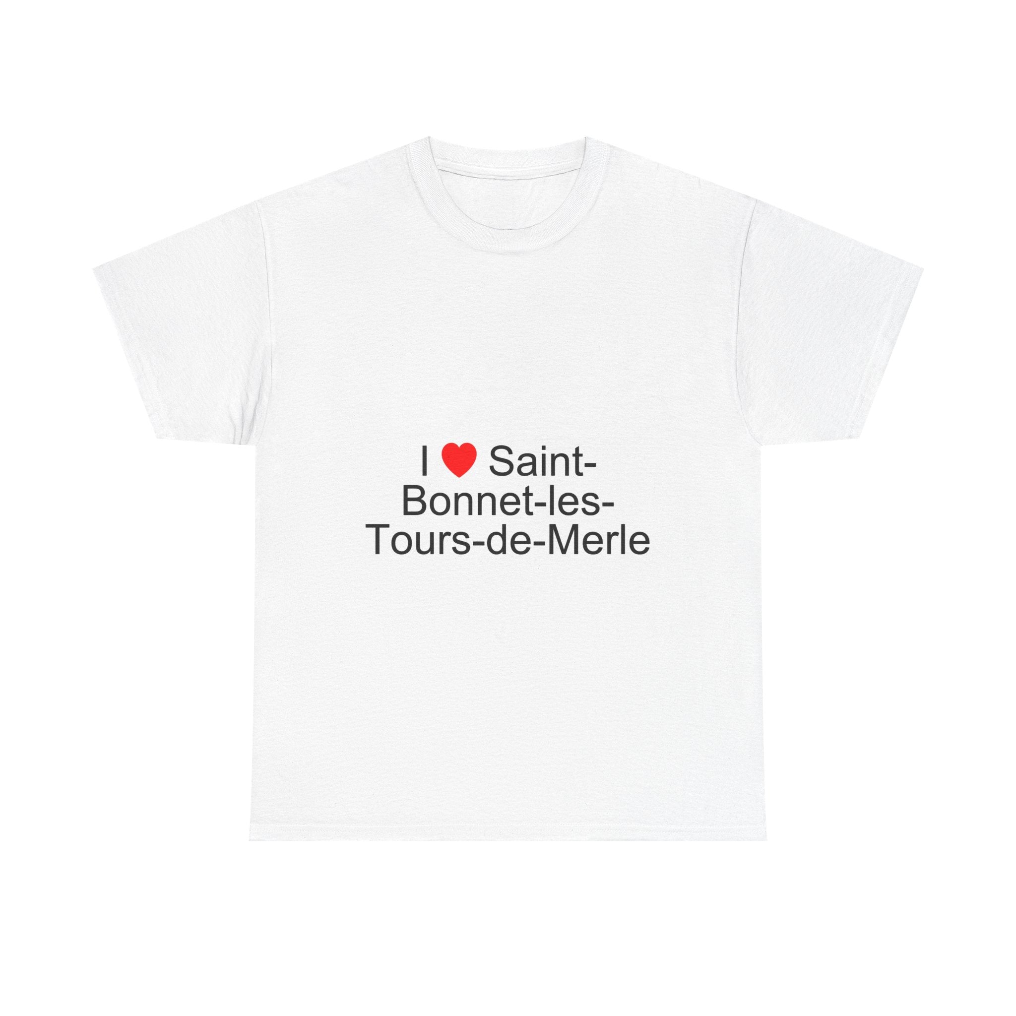 T-shirt I love saint-bonnet-les-tours-de-merle