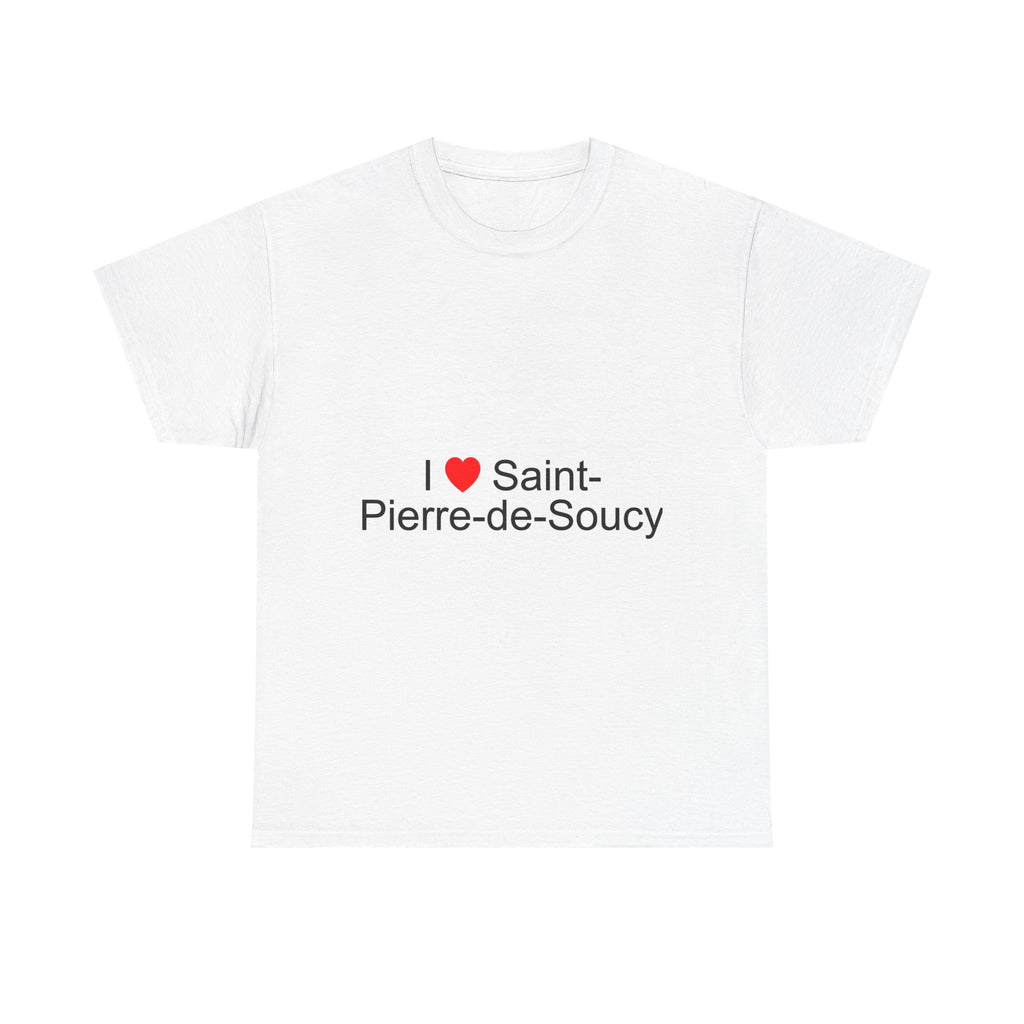 T-shirt I love saint-pierre-de-soucy