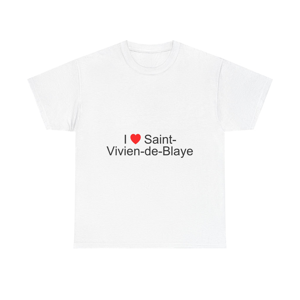 T-shirt I love saint-vivien-de-blaye