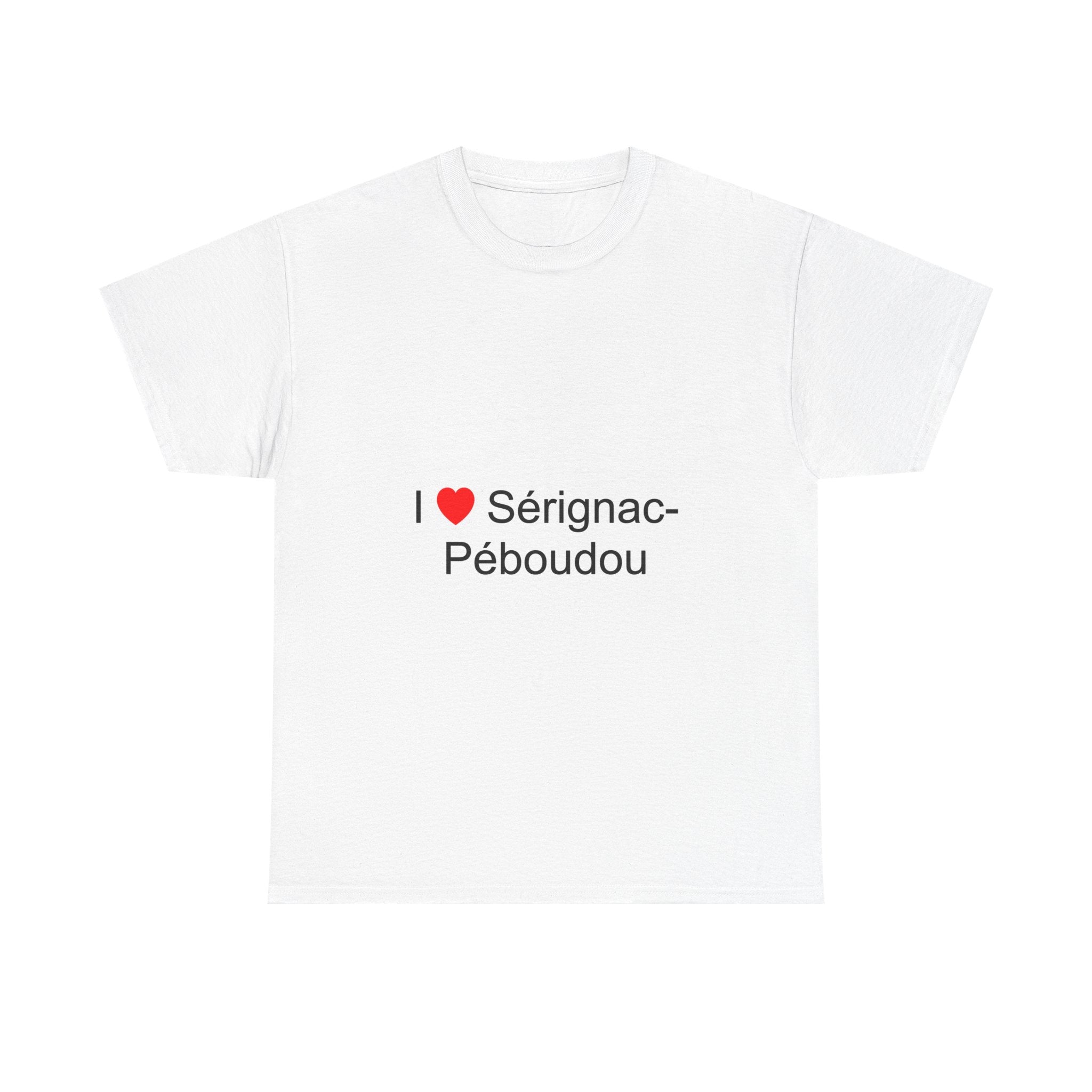 T-Shirt Ich liebe Sérignac-Péboudou