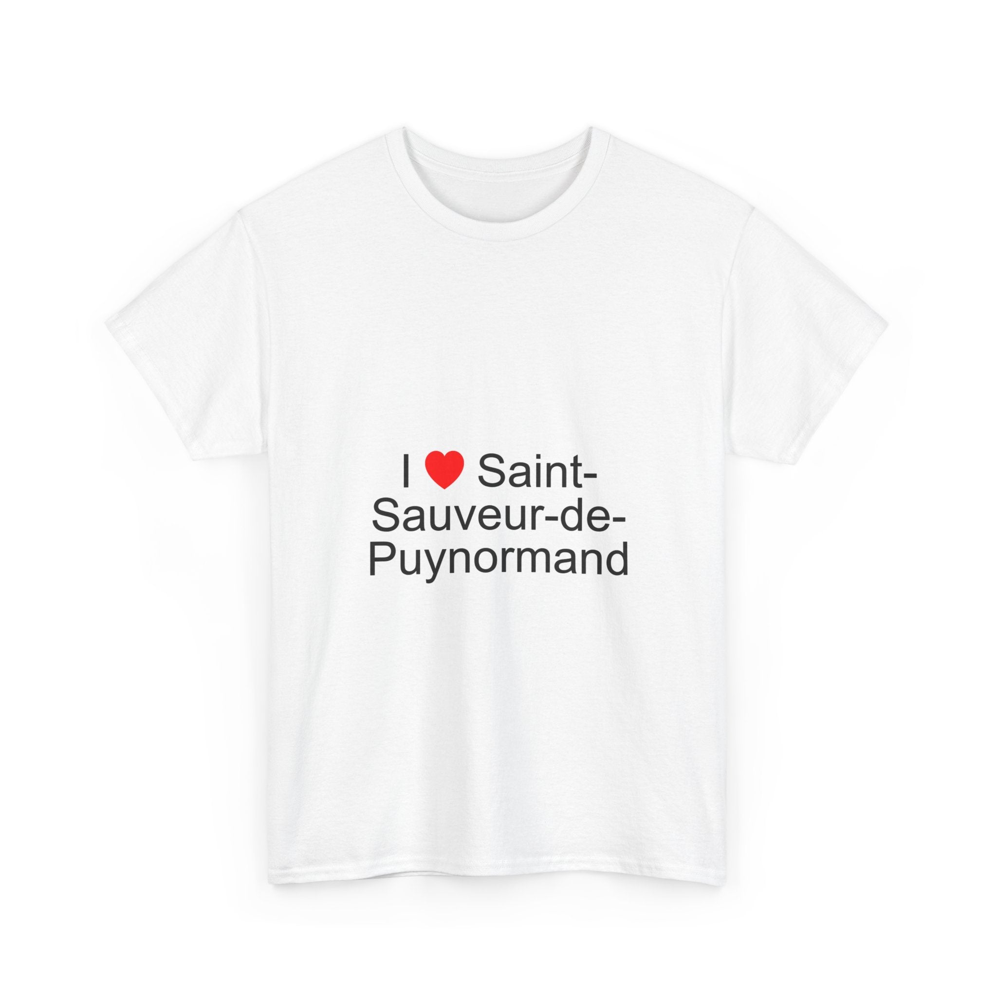 T-shirt I love saint-sauveur-de-puynormand