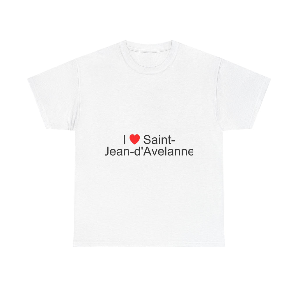 T-shirt I love saint-jean-d'avelanne