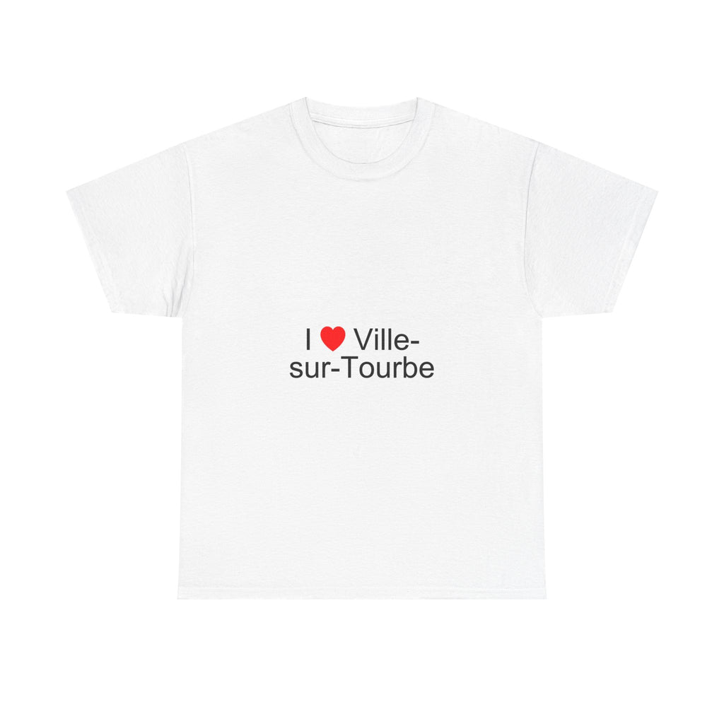 T-shirt I love ville-sur-tourbe