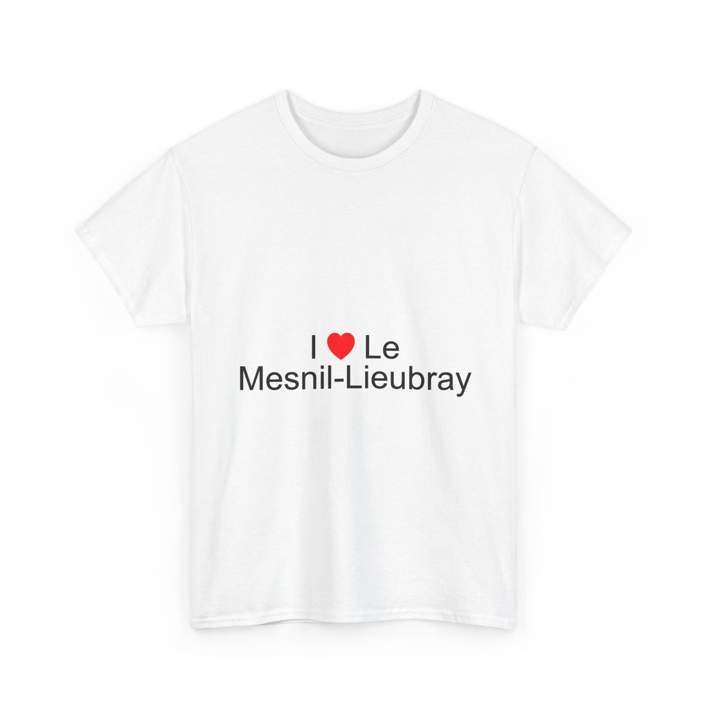 T-shirt I love le mesnil-lieubray
