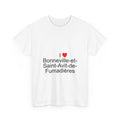 T-Shirt Ich liebe Bonneville-et-Saint-Avit-de-Fumadières